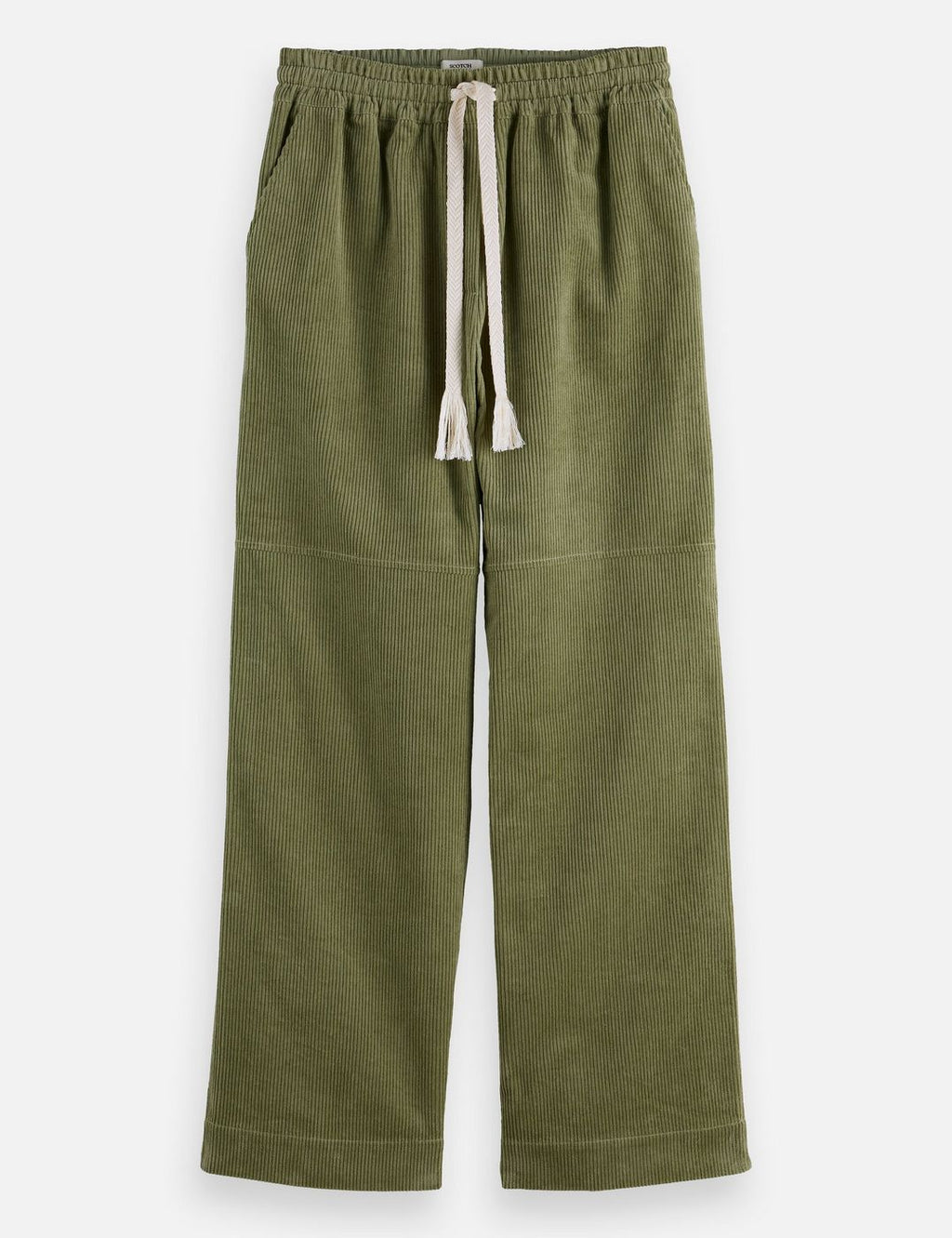 Noa High-Waist-Hose mit Weitem Bein Zum Hineinschlüpfen - Vert Pétrole