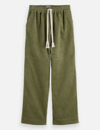 Noa High-Waist-Hose mit Weitem Bein Zum Hineinschlüpfen - Vert Pétrole