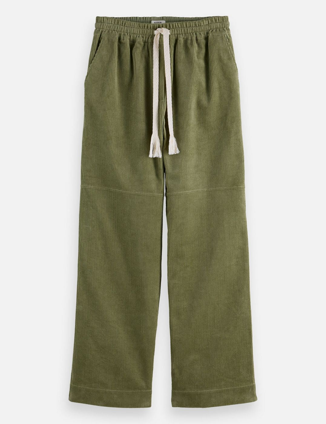 Noa High-Waist-Hose mit Weitem Bein Zum Hineinschlüpfen - Vert Pétrole