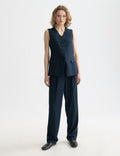 Pantalon Robyn - High Rise Tapered Leg - Carbon