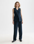 Pantalon Robyn - High Rise Tapered Leg - Carbon
