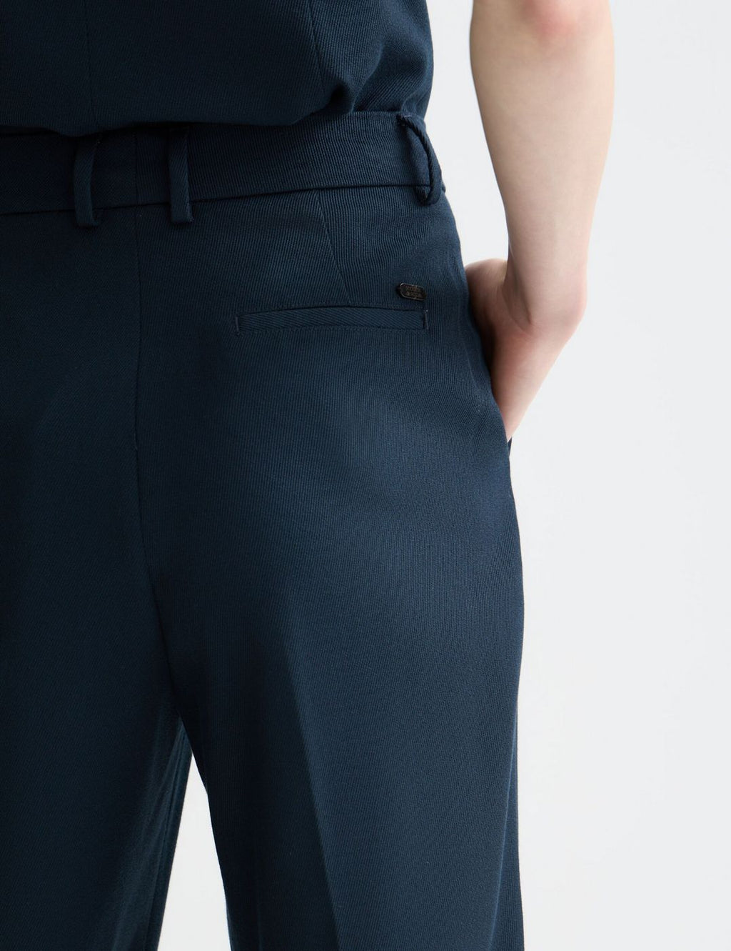 Pantalon Robyn - High Rise Tapered Leg - Carbon
