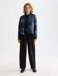 Pantalon Lotus - High Rise Barrel Leg Twill - Meteorite