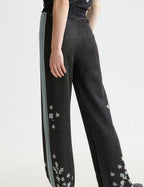 Pantalon 40 Years Jacquard Knitted - Meteorite