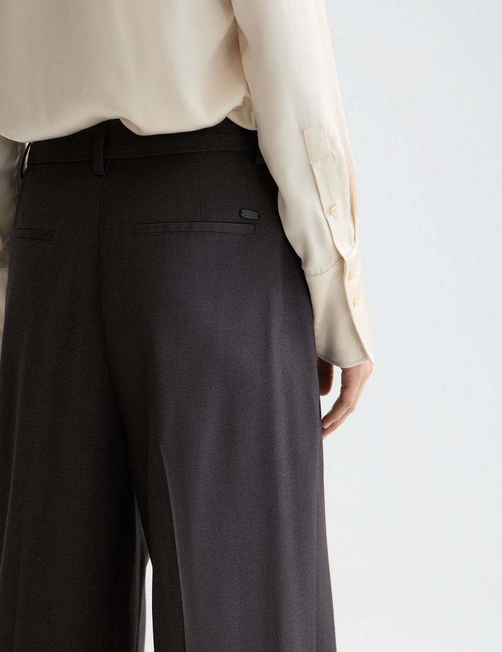 Pantalon Core Rose Tailored - Charcoal Melange