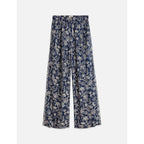 Robe Eleni - All Over Printed High Rise Wide Leg Pull On Pants - Lucky Bandana Blues