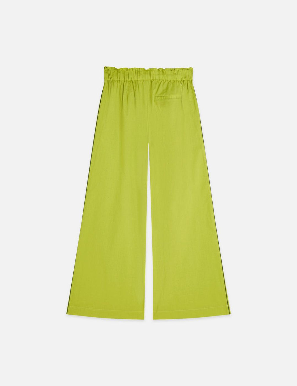 Pantalon Cotton Voile Pull On Beach - Green Oasis
