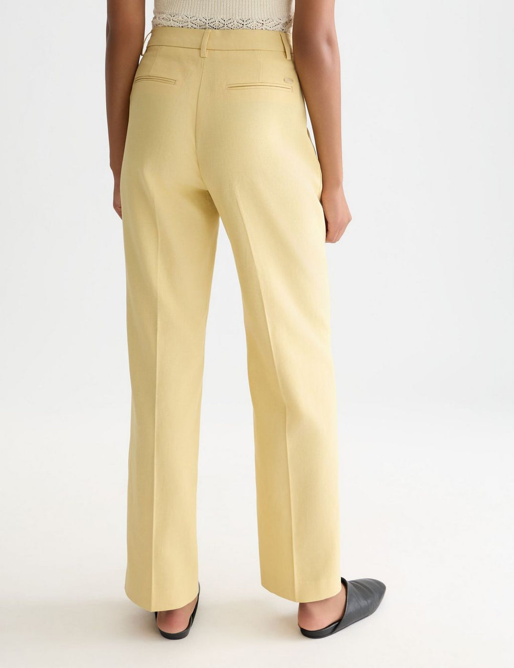 Pantalon Edie - High Rise Wide Leg - Parsnip