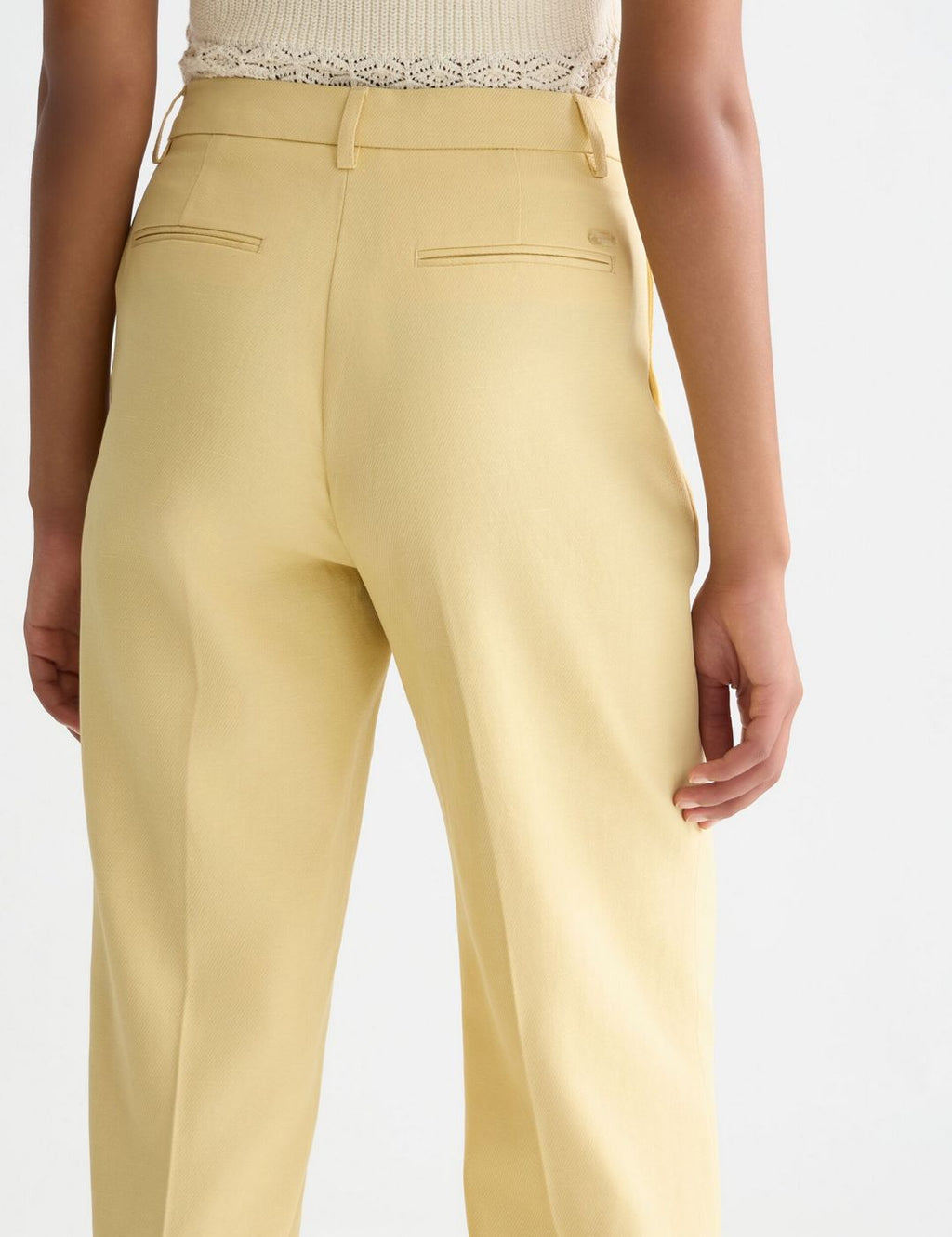 Pantalon Edie - High Rise Wide Leg - Parsnip