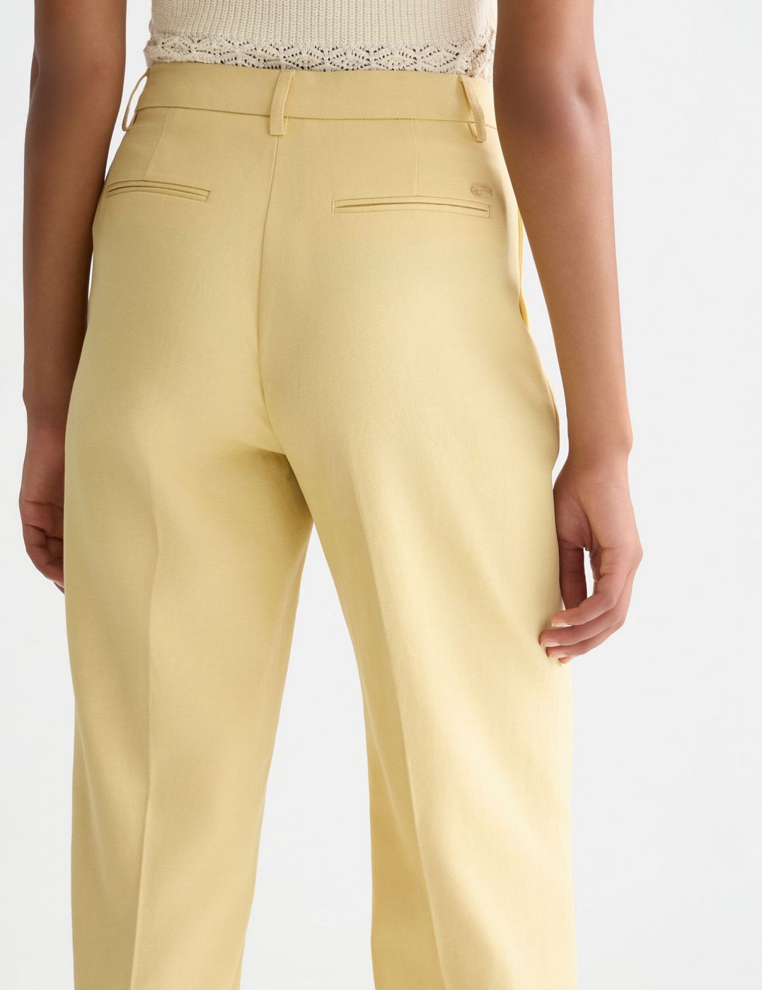 Pantalon Edie - High Rise Wide Leg - Parsnip
