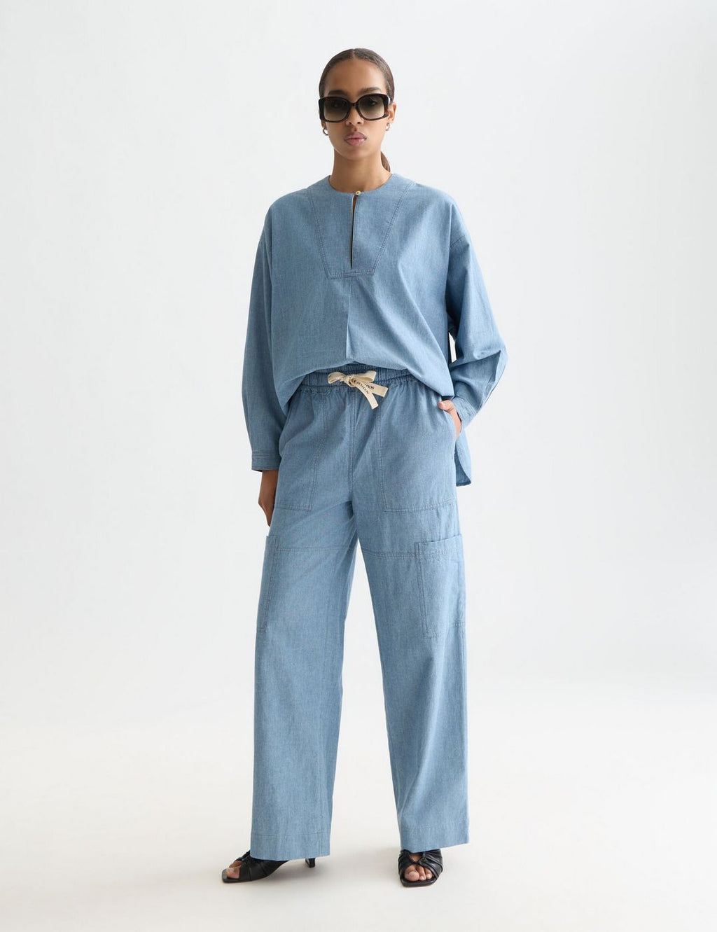 Noa - Blue Moon Indigo Lightweight Pant - Blue Moon