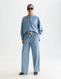 Noa - Blue Moon Indigo Lightweight Pant - Blue Moon
