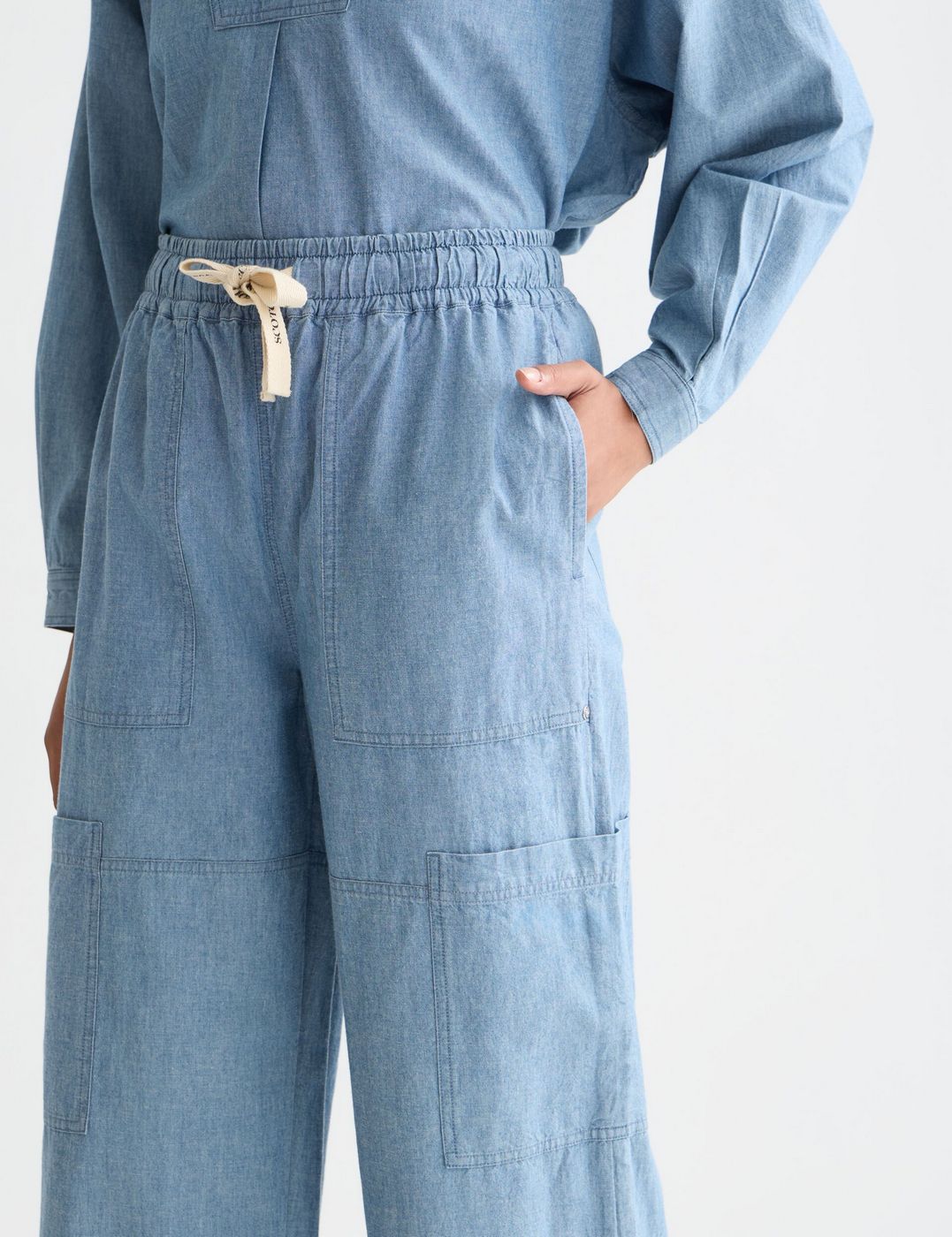Noa - Blue Moon Indigo Lightweight Pant - Blue Moon