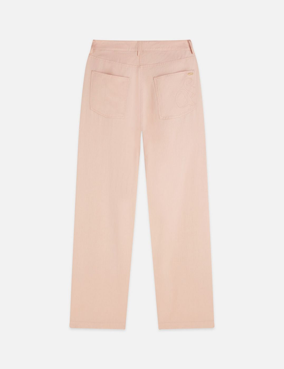 Pantalon Lotus - Twill High Rise Barrel Leg - Rose Dust