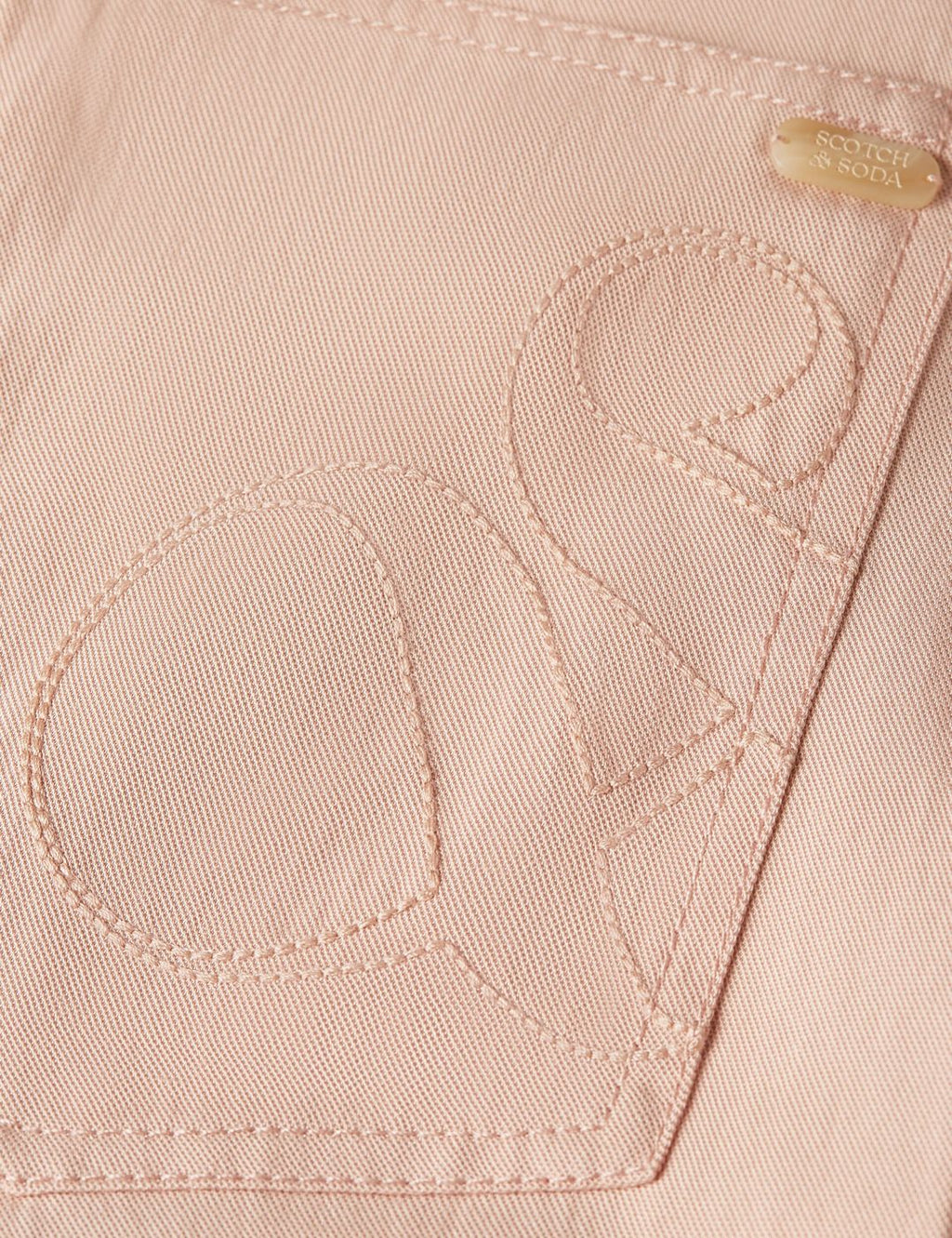Pantalon Lotus - Twill High Rise Barrel Leg - Rose Dust