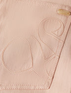 Pantalon Lotus - Twill High Rise Barrel Leg - Rose Dust