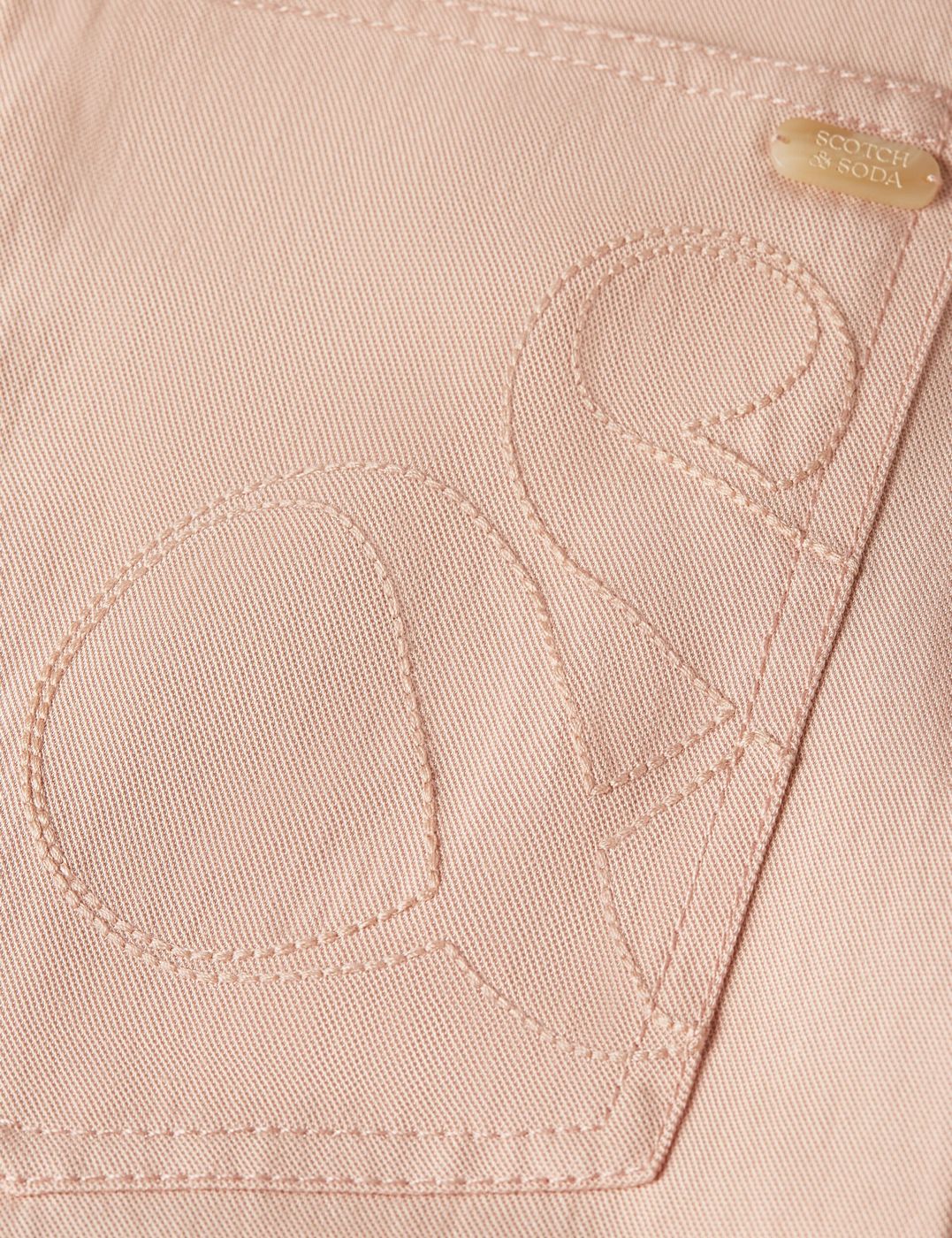 Pantalon Lotus - Twill High Rise Barrel Leg - Rose Dust