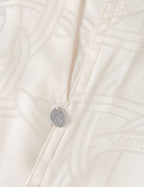 Pantalon Eleni - Jaquard High Rise Wide Leg Pyjama - Eggnog