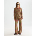 Pantalon Chevron Knitted - Burnt Henna