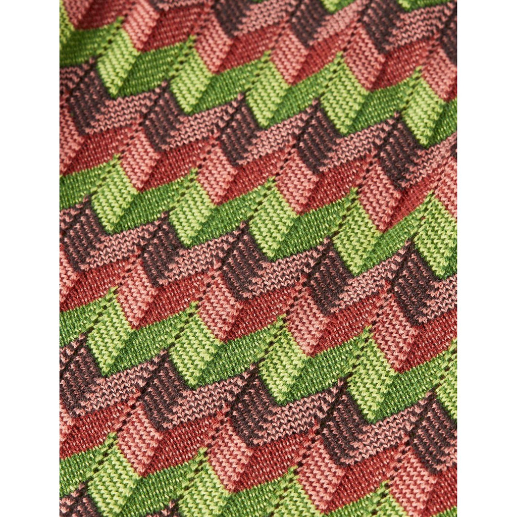 Pantalon Chevron Knitted - Burnt Henna