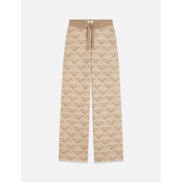 Pantalon Monogram Jacquard Knitted - Travertine