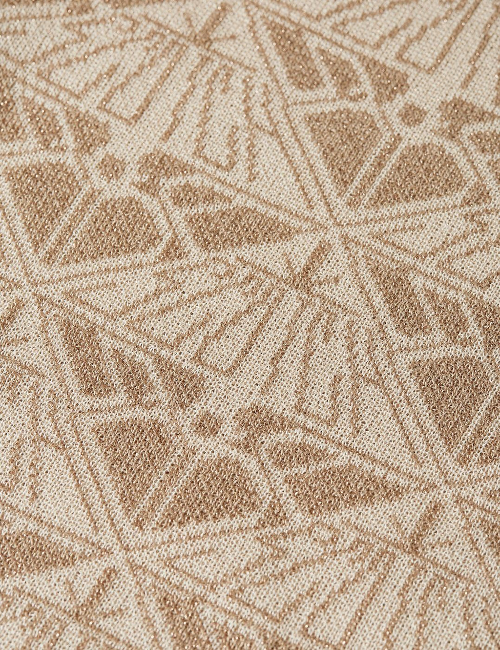 Monogram Jacquard Knitted Trousers - Travertine