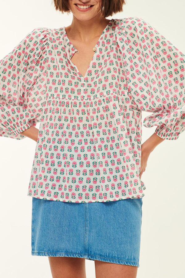 Blusa Ulis - Jazmín