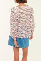 Blusa Ulis - Jazmín