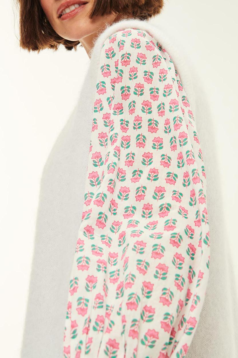 Blusa Ulis - Jazmín
