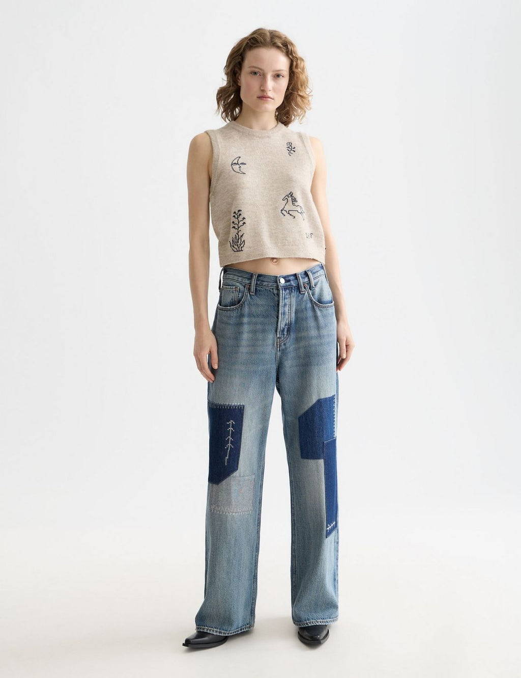 Jean The Deep Low Rise Loose Fit - The Cosmico