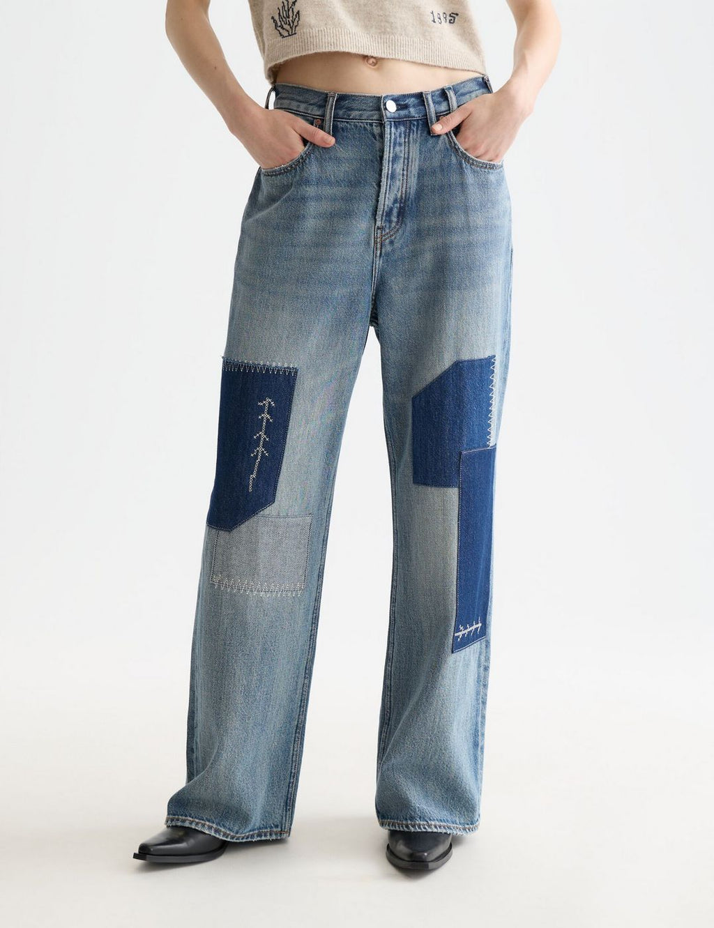 Jean The Deep Low Rise Loose Fit - The Cosmico