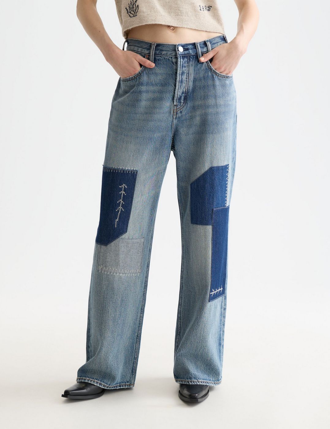Jean The Deep Low Rise Loose Fit - The Cosmico