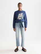 Jean The Sky Straight With Tie Detail - Dark Spotlight