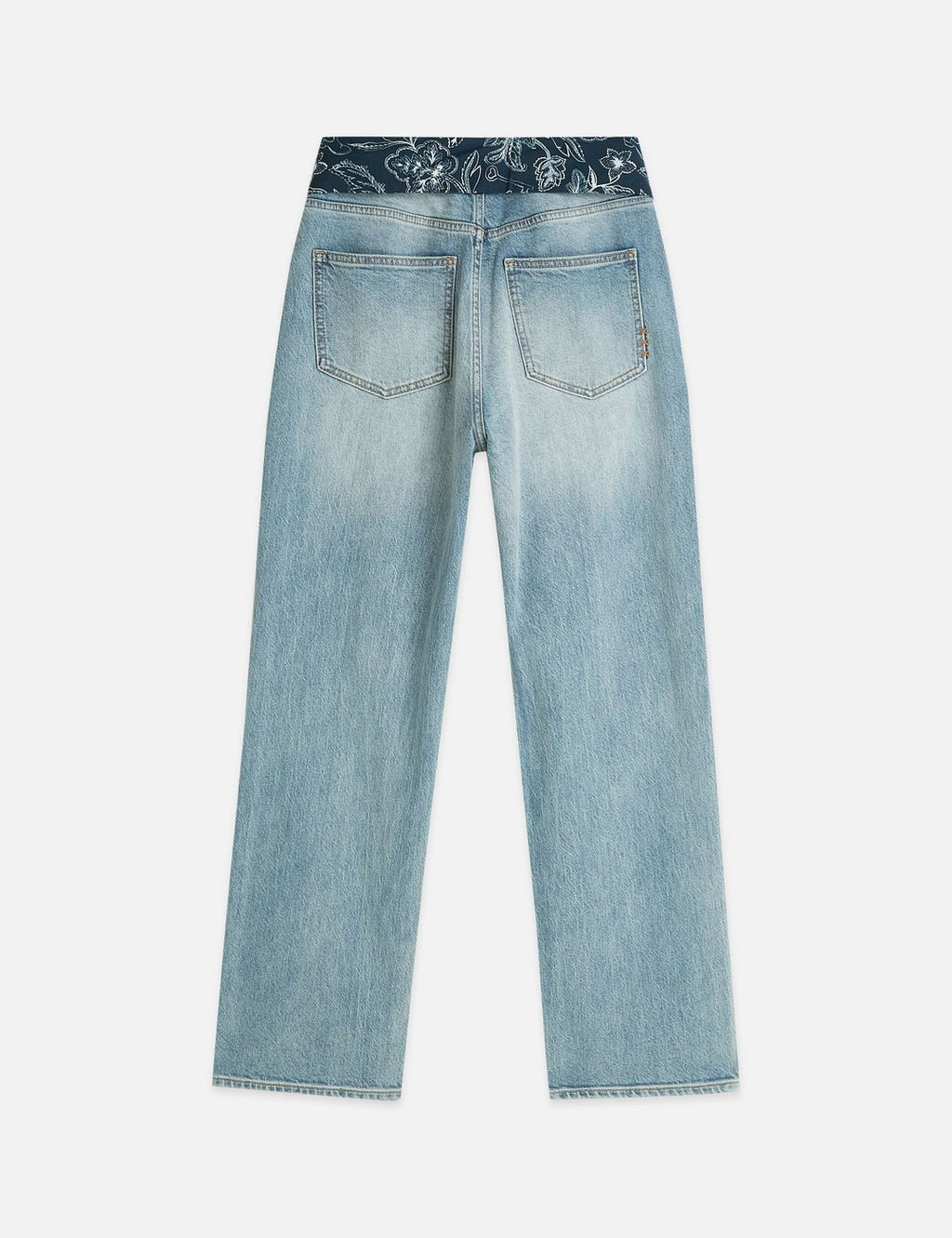 Jean The Sky Straight With Tie Detail - Dark Spotlight