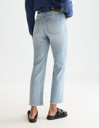 Jean The Sky Straight With Tie Detail - Dark Spotlight