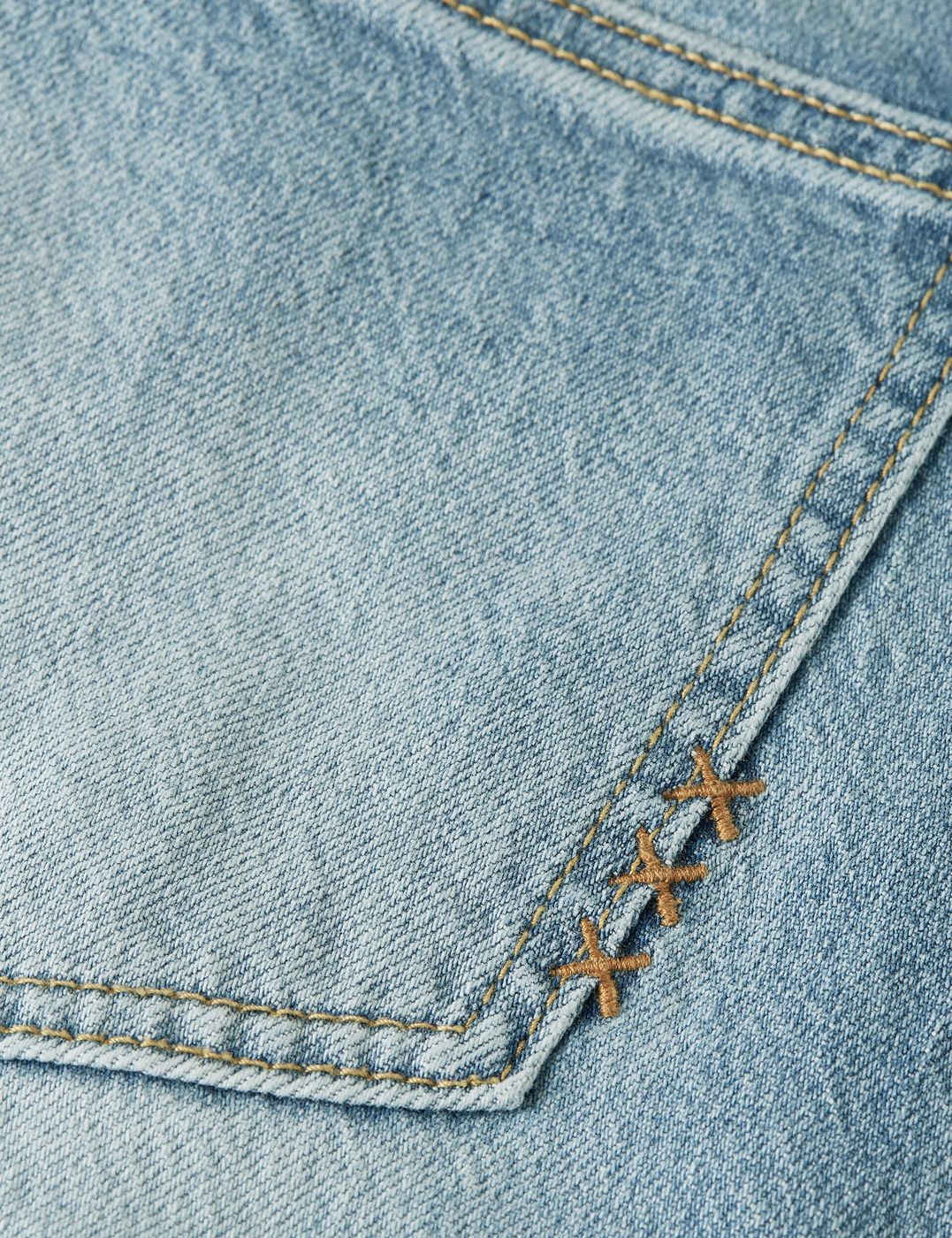 Jean The Sky Straight With Tie Detail - Dark Spotlight