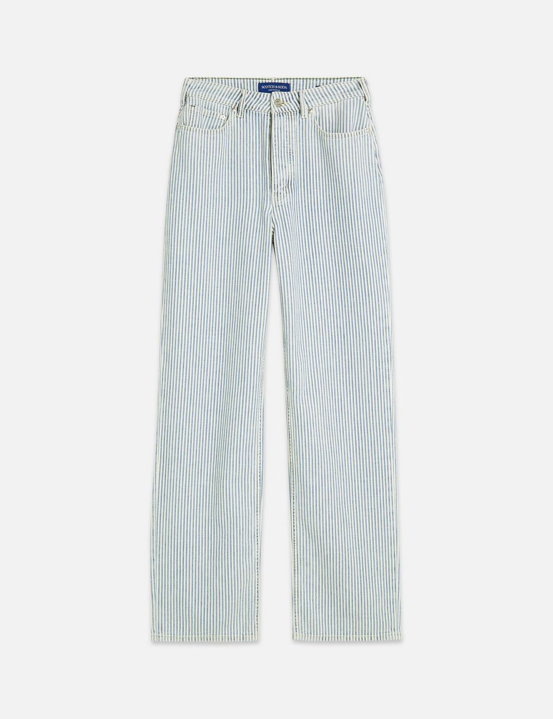 Jean The Ripple Straight - Indigo Stripe