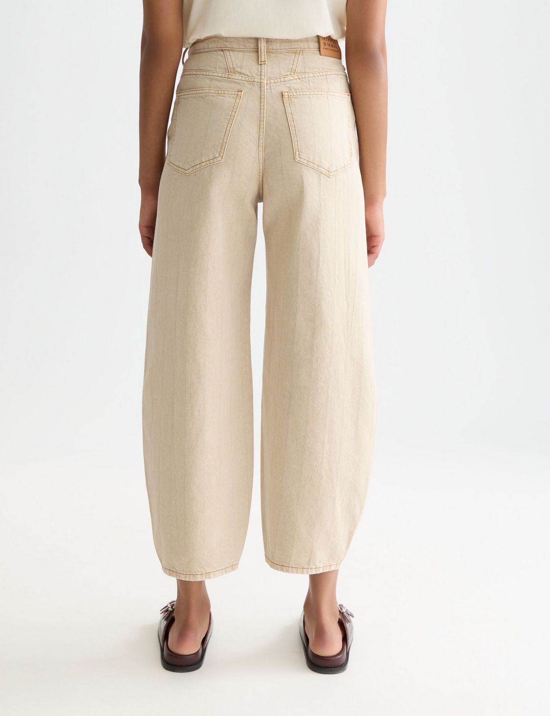 The Loop High Rise Barrel Leg - Travertine