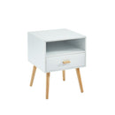 Bedside Table - Ulos - White