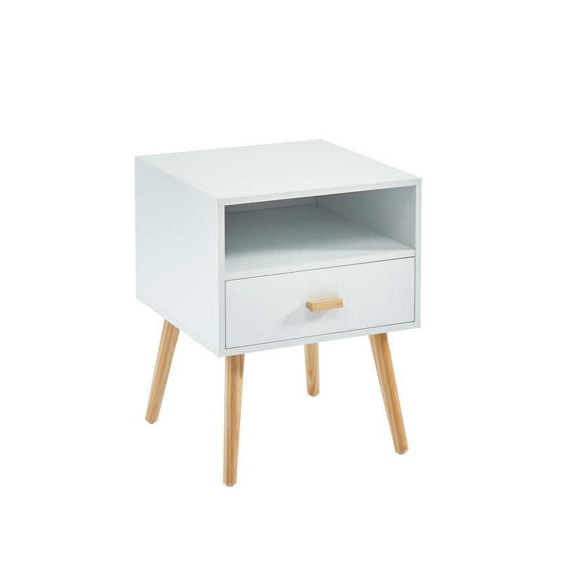 Bedside Table - Ulos - White
