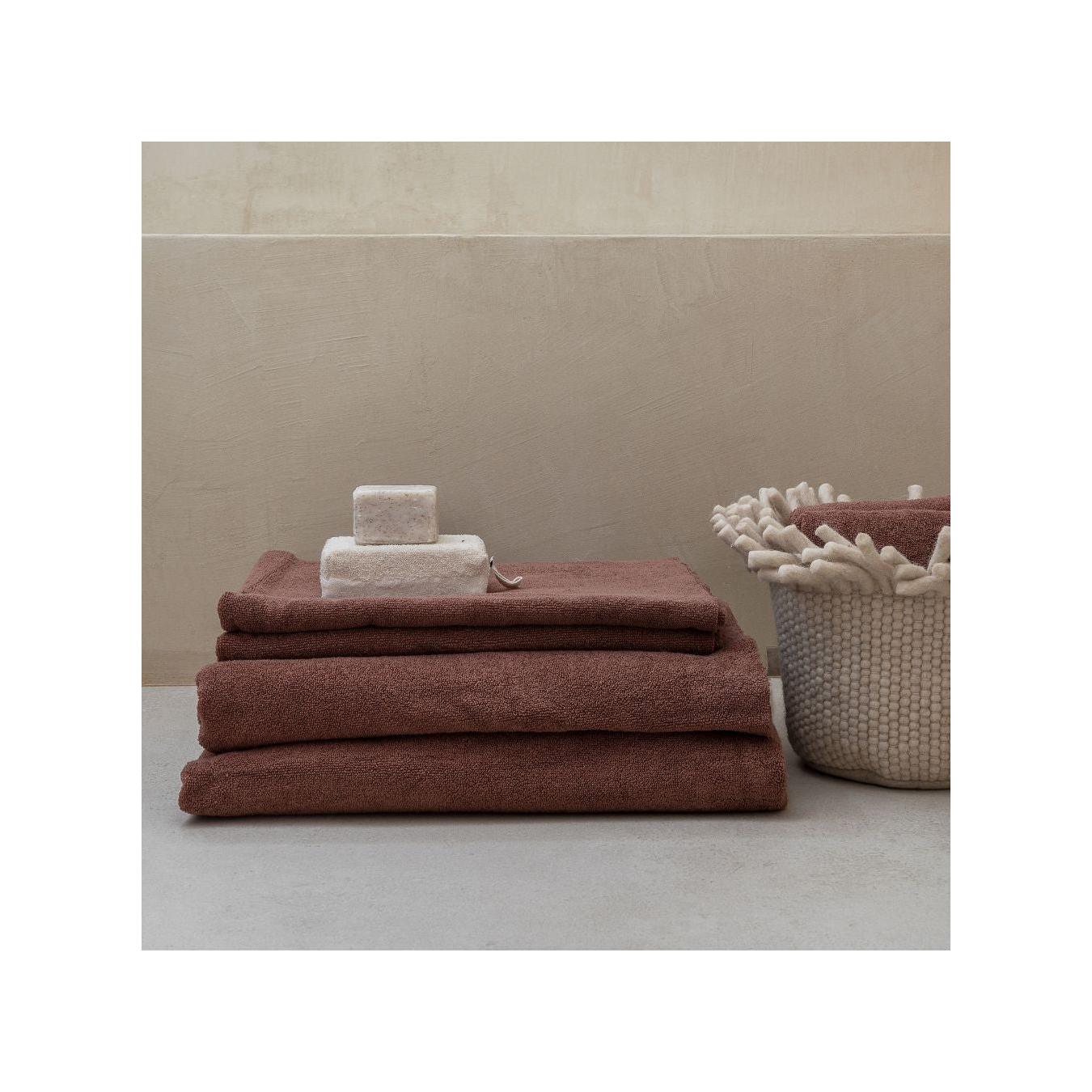 Lot De 2 Serviettes Éponge - Ulysse - Cinnamon
