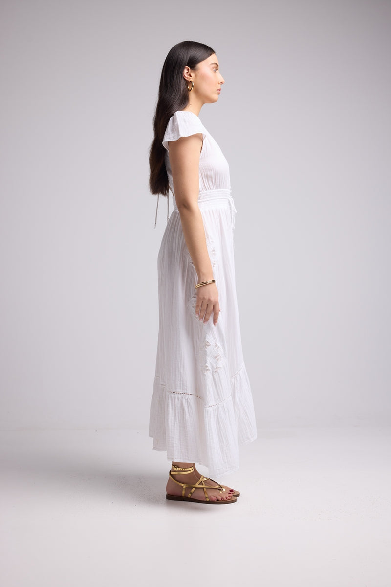 Robe Longue - Ulysse - Blanc