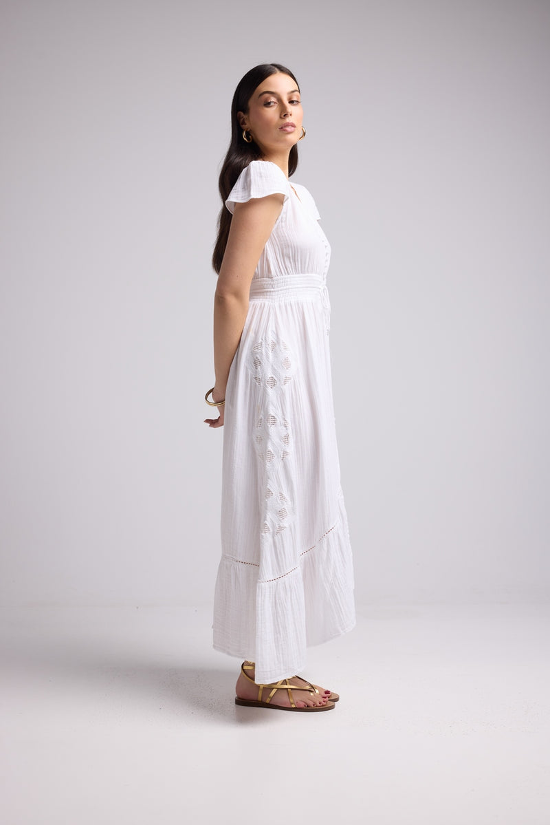 Robe Longue - Ulysse - Blanc