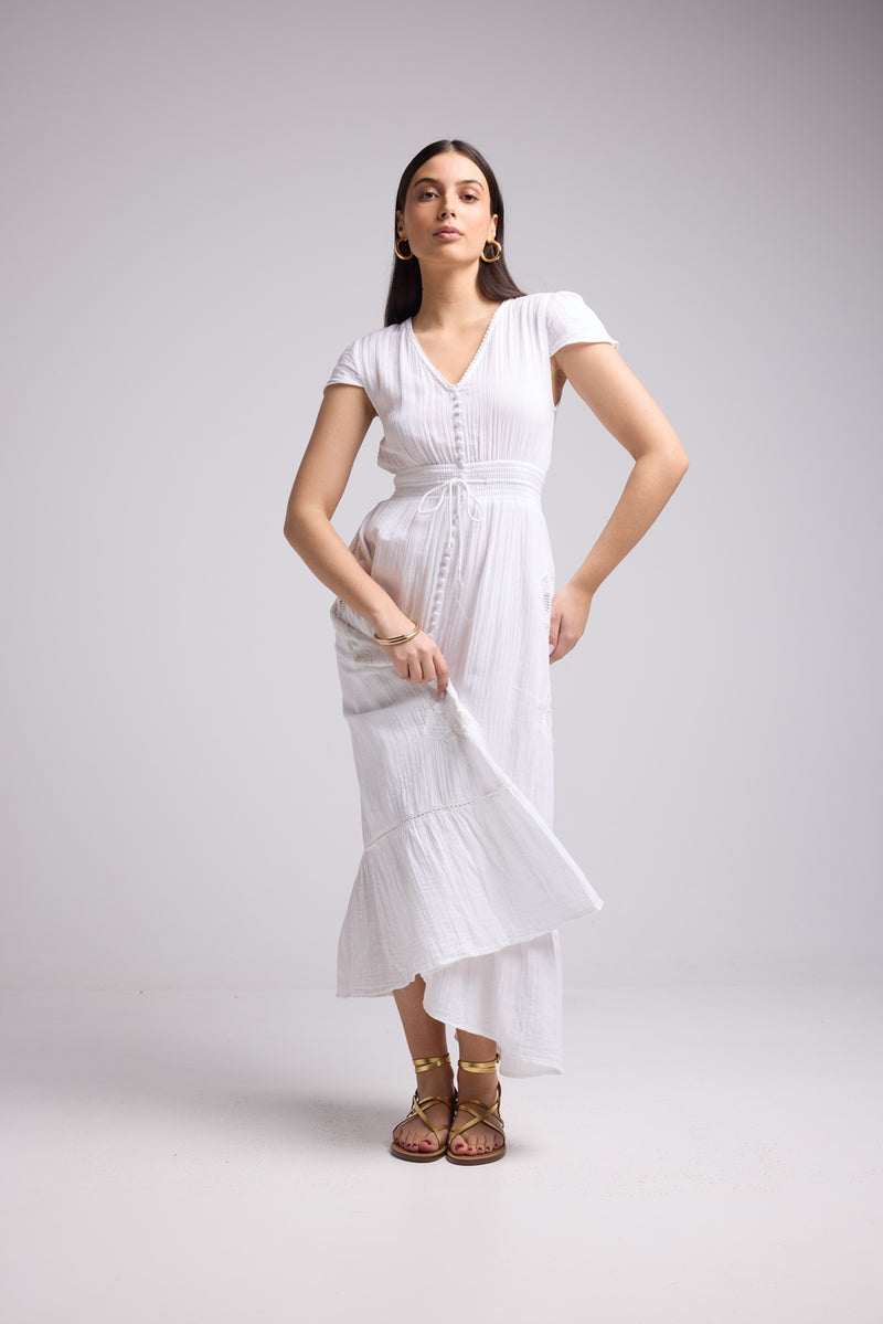 Robe Longue - Ulysse - Blanc