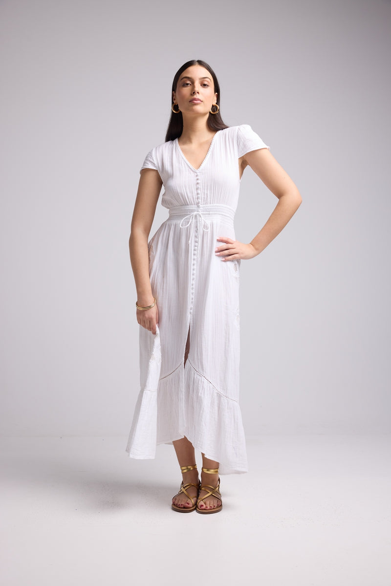 Robe Longue - Ulysse - Blanc