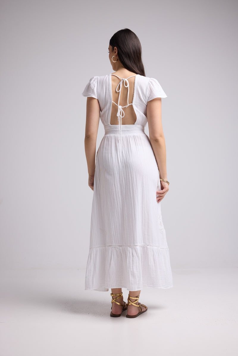 Robe Longue - Ulysse - Blanc