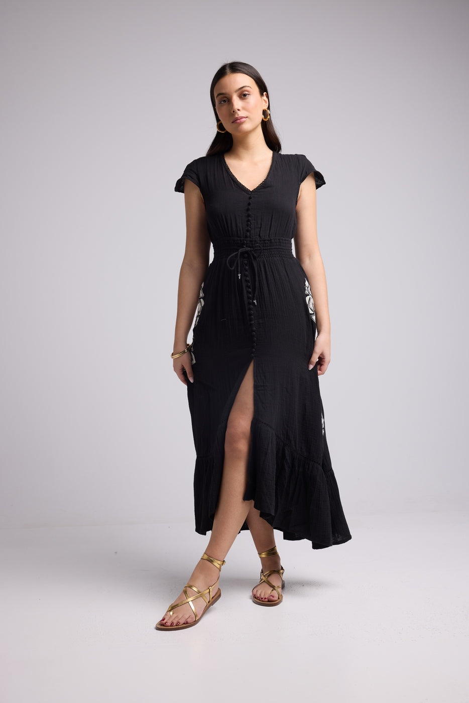 Robe Longue - Ulysse - Noir