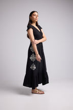 Robe Longue - Ulysse - Noir
