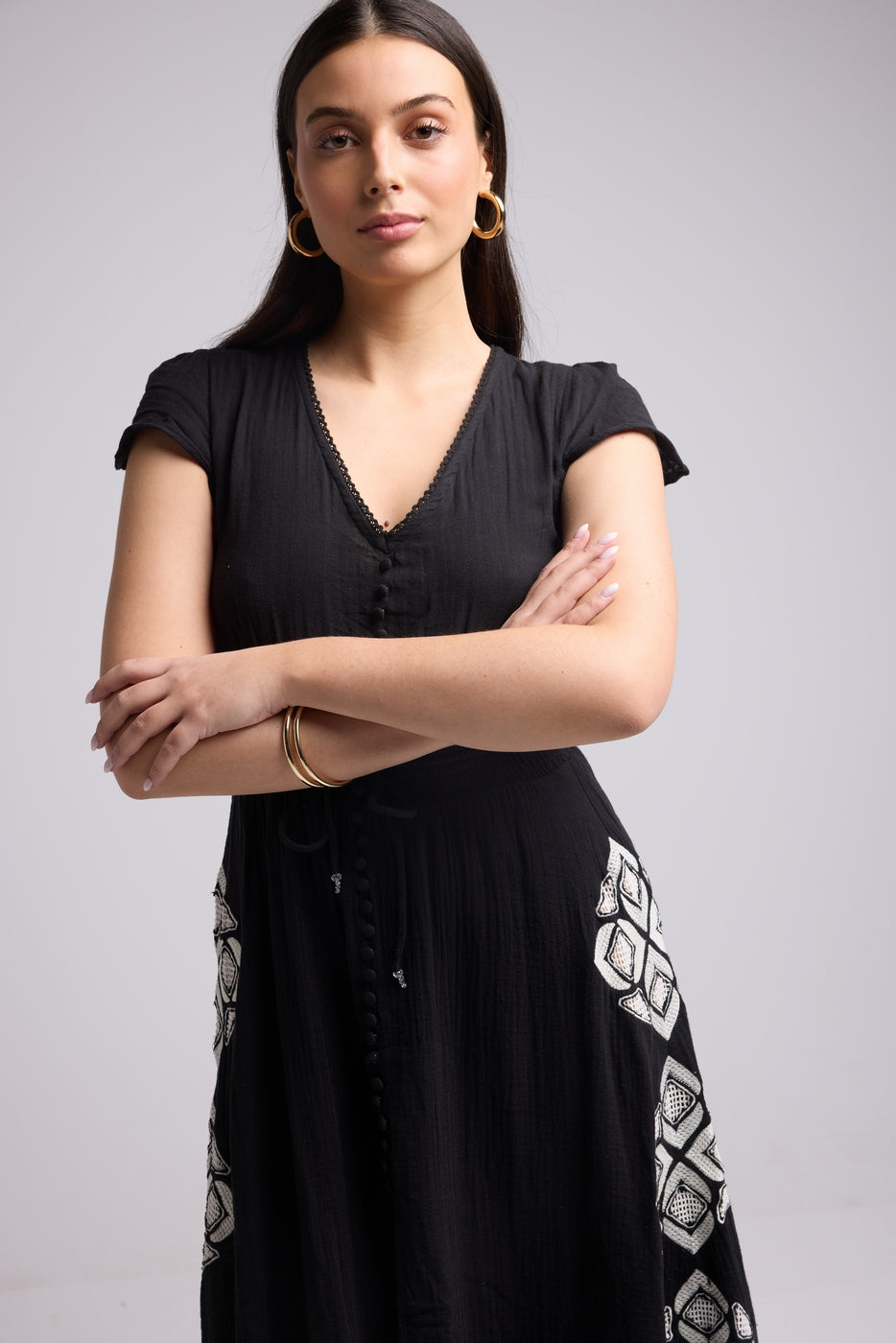 Long Dress - Ulysse - Black