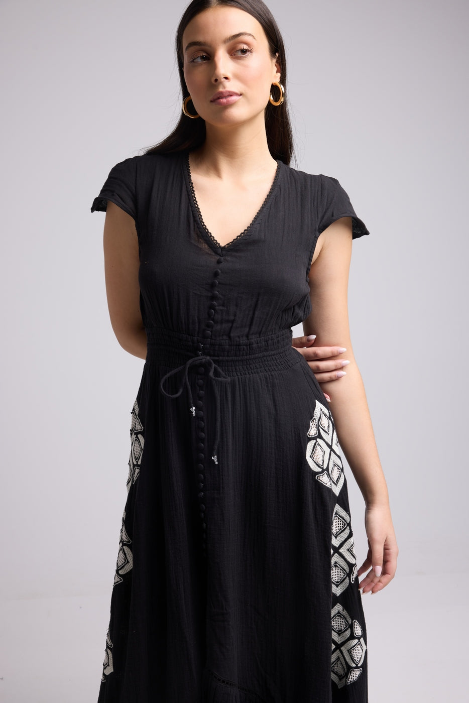 Long Dress - Ulysse - Black